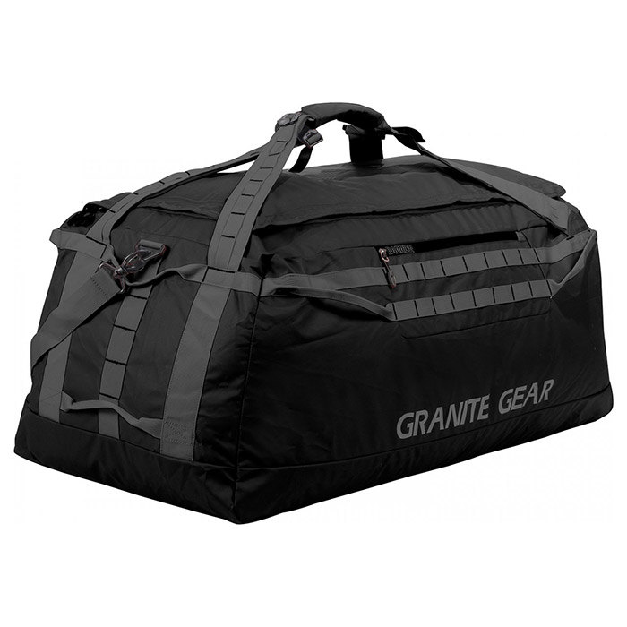 Дорожня сумка на колесах GRANITE GEAR Packable Wheeled Duffel 145 Black/Flint (3013-0001)