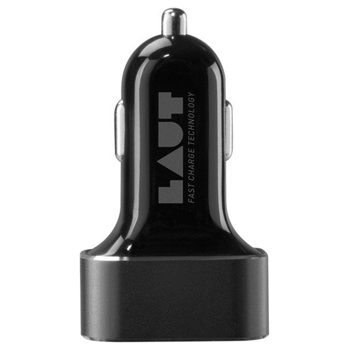 Автомобільний зарядний пристрій LAUT Power Dash 7.8 Black (LAUT_PD05_BK)