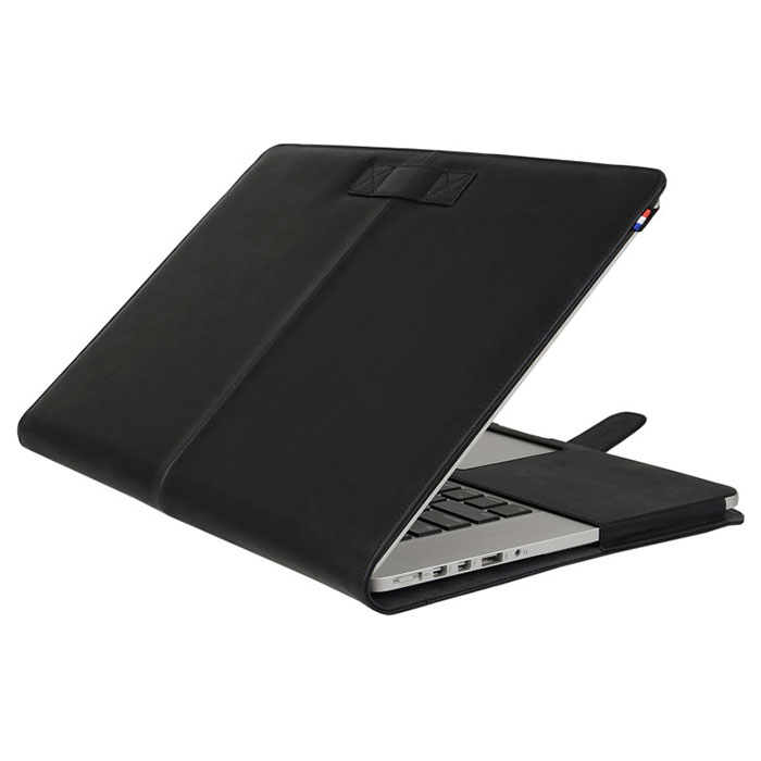 Чехол для ноутбука 15" DECODED Leather Slim Cover для MacBook Pro 15" Retina Black (D4MPR15SC1BK)