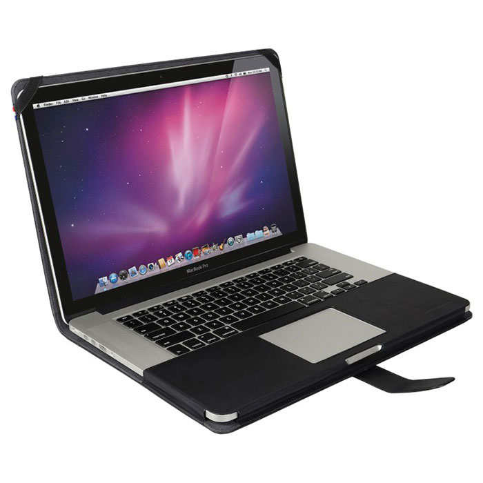 Чехол для ноутбука 15" DECODED Leather Slim Cover для MacBook Pro 15" Retina Black (D4MPR15SC1BK)