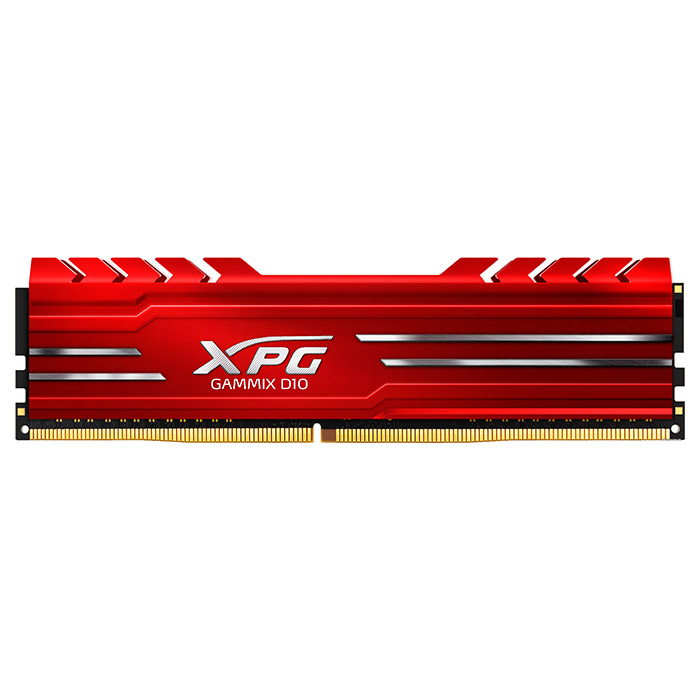 Модуль пам'яті ADATA XPG Gammix D10 Red DDR4 2666MHz 4GB (AX4U2666W4G16-SRG)