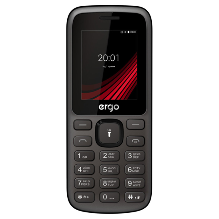 Мобильный телефон ERGO F185 Speak Black