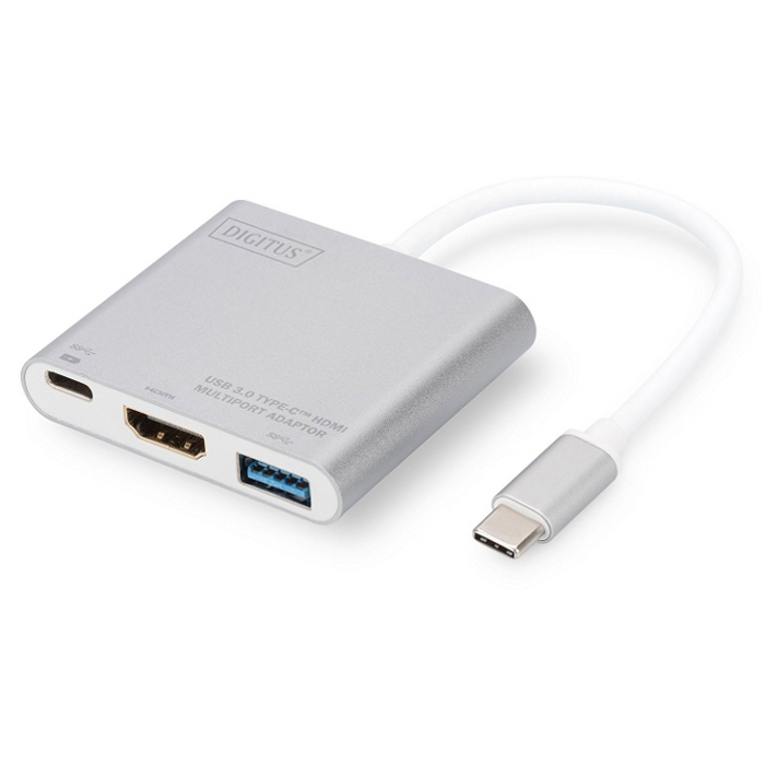 Порт-реплікатор DIGITUS USB-C to HDMI/USB3.0/PD (DA-70838-1)