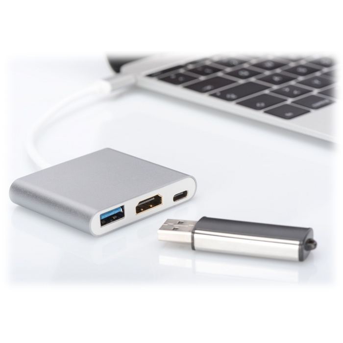 Порт-репликатор DIGITUS USB-C to HDMI/USB3.0/PD (DA-70838-1)