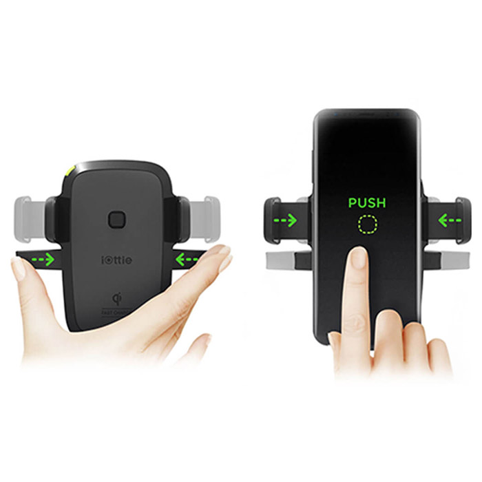 Автотримач для смартфона з бездротовою зарядкою IOTTIE Easy One Touch Wireless (HLCRIO135AM)