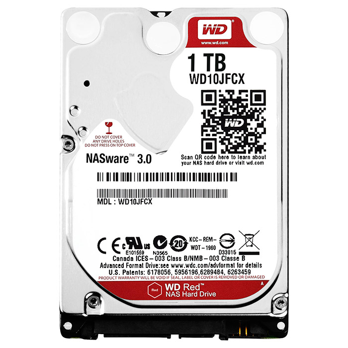 Жорсткий диск 2.5" WD Red 1TB SATA/16MB/IntelliPower (WD10JFCX)
