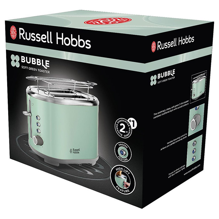 Тостер RUSSELL HOBBS Bubble Green (25080-56)