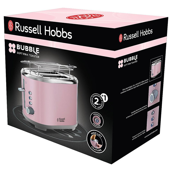 Тостер RUSSELL HOBBS Bubble Pink (25081-56)