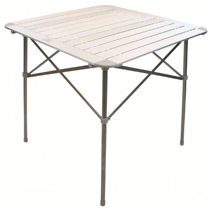 Кемпинговый стол HIGHLANDER Aluminium Slat Folding Table Small 70x70см