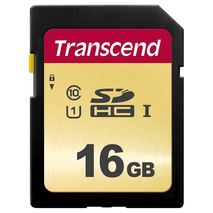 Карта пам'яті TRANSCEND SDHC 500S 16GB UHS-I Class 10 (TS16GSDC500S)