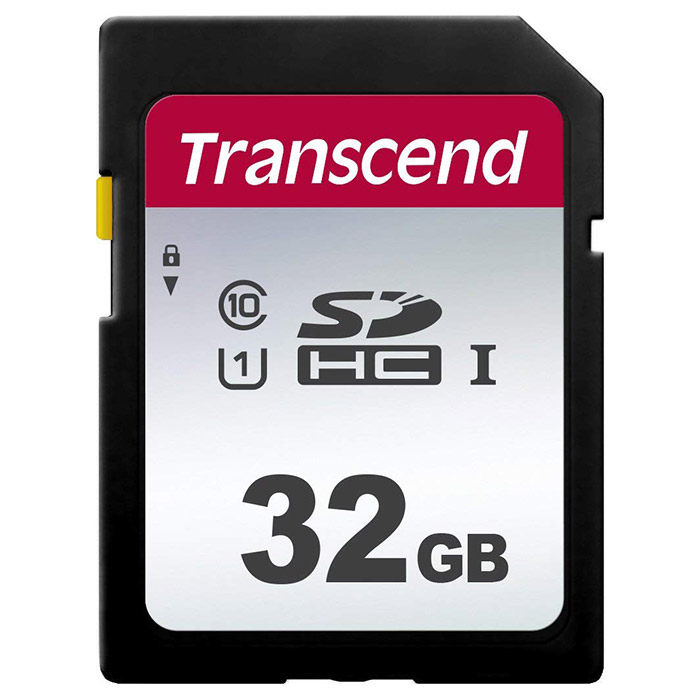 Карта памяти TRANSCEND SDHC 300S 32GB UHS-I Class 10 (TS32GSDC300S)
