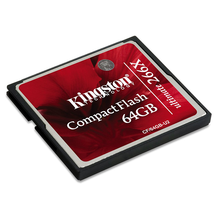 Карта памяти KINGSTON CompactFlash Ultimate 64GB 266x (CF/64GB-U2)