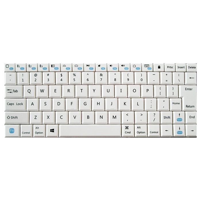 Клавіатура бездротова GEMBIRD KB-P6-BT White