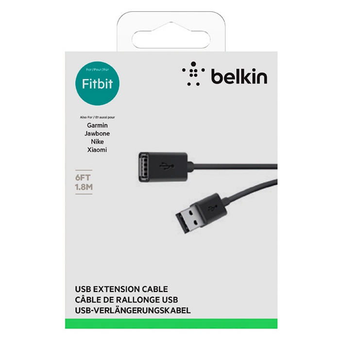 Кабель-удлинитель BELKIN USB2.0 AM/AF 1.8м (F3U153BT1.8M)