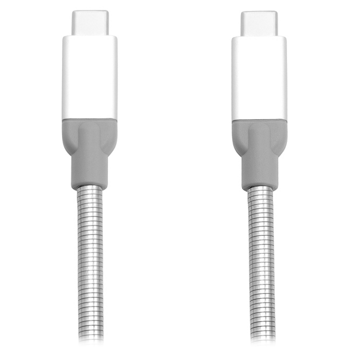 Кабель VERBATIM USB3.1 CM/CM Silver 0.3м (48867)