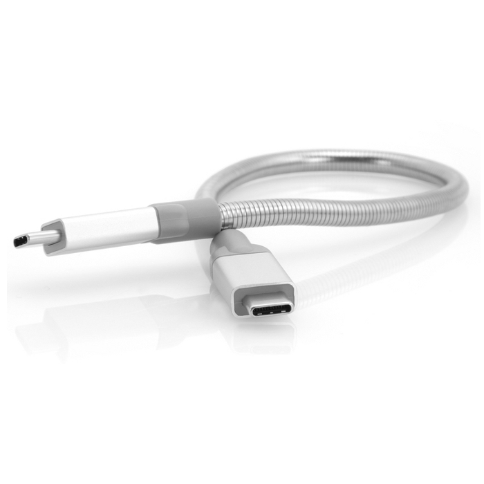 Кабель VERBATIM USB3.1 CM/CM Silver 0.3м (48867)