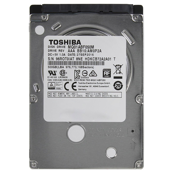Жорсткий диск 2.5" TOSHIBA MQ01 500GB SATA/8MB (MQ01ABD050)