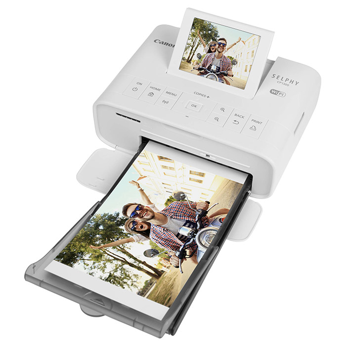 Мобільний фотопринтер CANON SELPHY CP1300 White (2235C011)