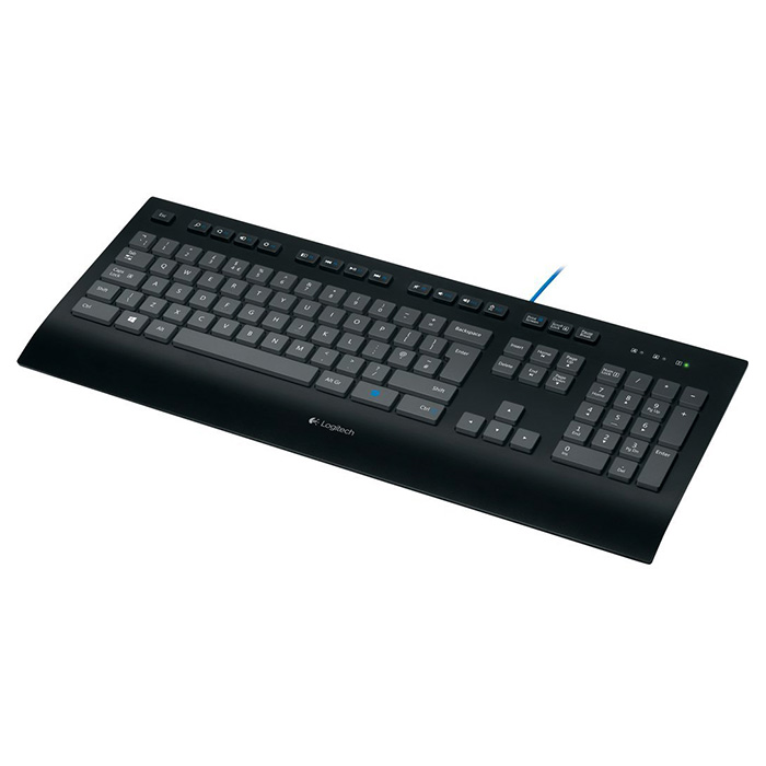 Клавиатура LOGITECH Comfort K290 USB Black/Blue