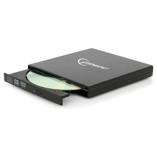 Внешний привод DVD±RW GEMBIRD DVD-USB-02 USB2.0 Black