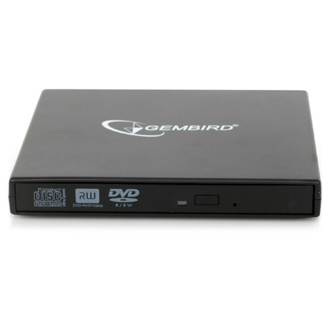 Внешний привод DVD±RW GEMBIRD DVD-USB-02 USB2.0 Black