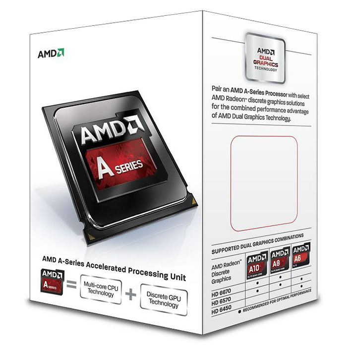 Процессор AMD A4-6300 3.7GHz FM2 (AD6300OKHLBOX)