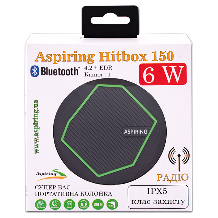 Портативна колонка ASPIRING HitBox 150 (AV1215)