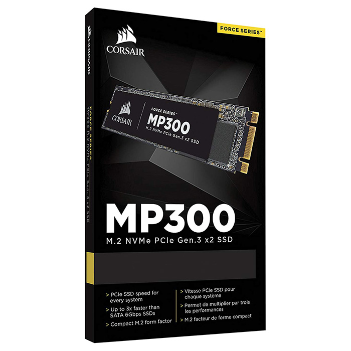 SSD диск CORSAIR Force MP300 240GB M.2 NVMe (CSSD-F240GBMP300)