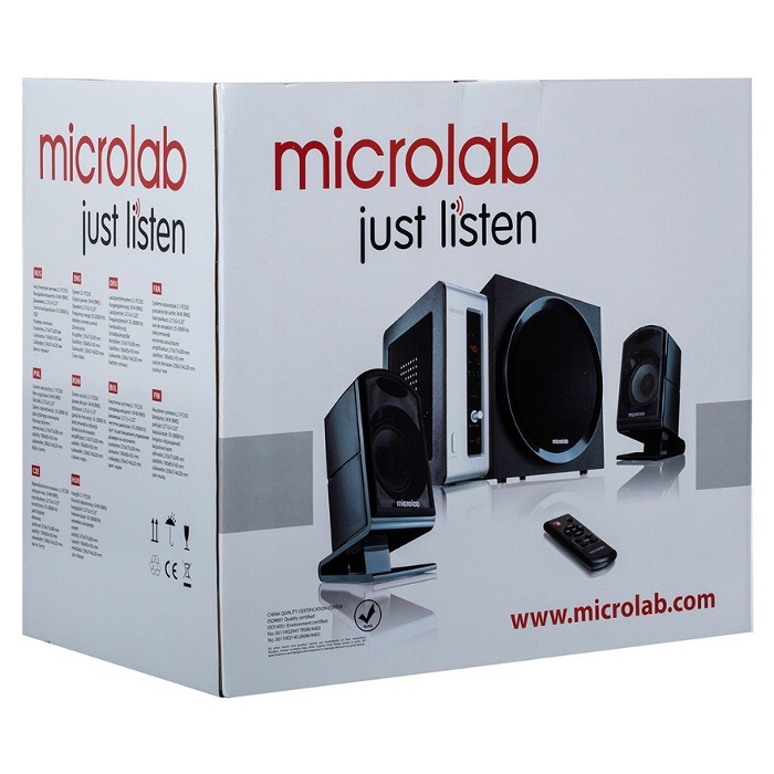 Акустична система MICROLAB FC-550 Black/White