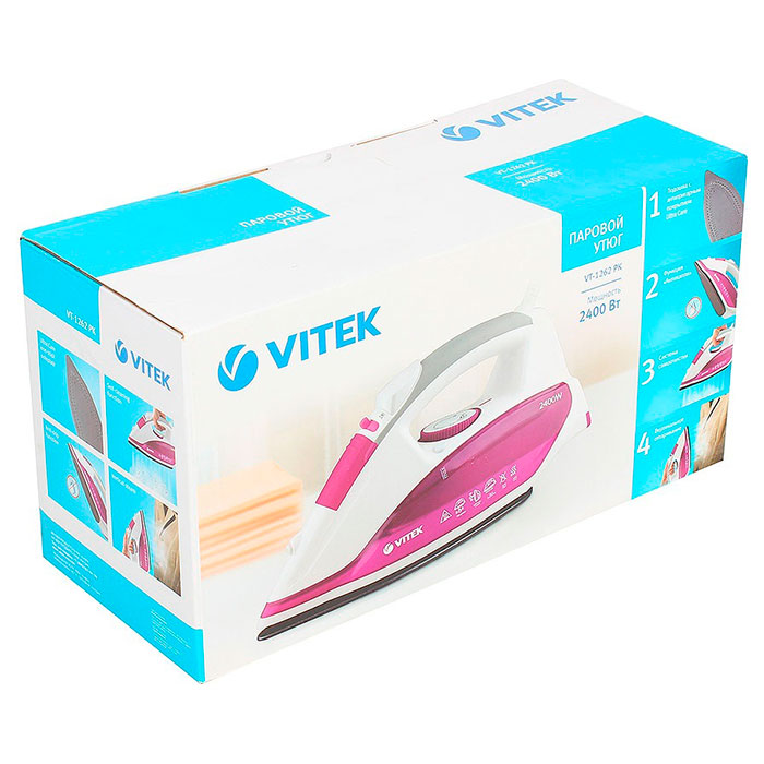 Утюг VITEK VT-1262 Pink