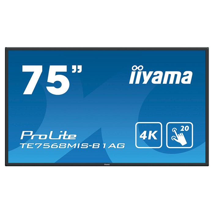 Информационный дисплей 74.5" IIYAMA ProLite TE7568MIS-B1AG