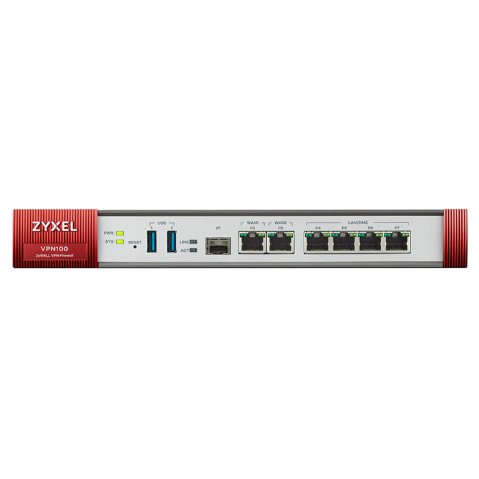 Межсетевой экран ZYXEL ZyWALL VPN100 (VPN100-EU0101F)