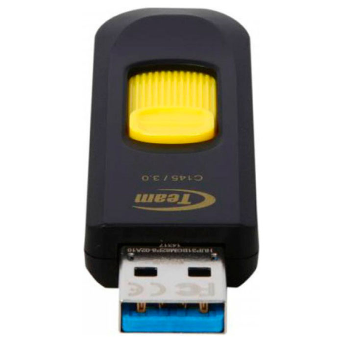 Флэшка TEAM C145 128GB USB3.0 Yellow (TC1453128GY01)