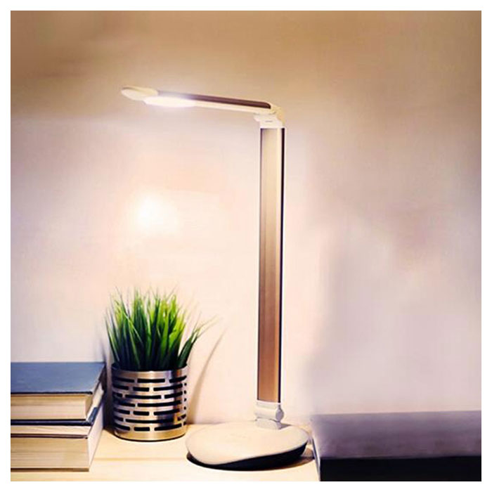 Лампа настольная PHILIPS LED Desk Light Lever Gold (915004933301)