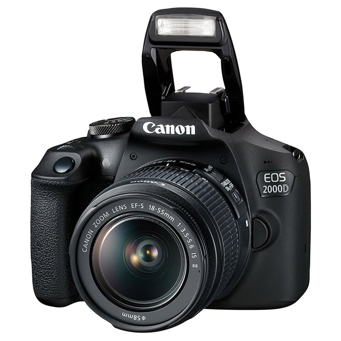 Фотоаппарат CANON EOS 2000D Kit EF-S 18-55mm f/3.5-5.6 IS II (2728C008)