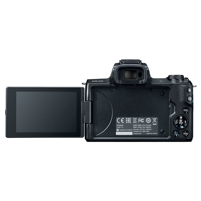 Фотоапарат CANON EOS M50 Kit Black EF-M 15-45mm f/3.5-6.3 IS STM (2680C060)