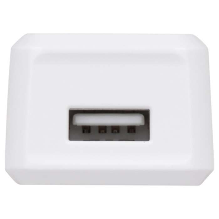 Зарядное устройство 2E Wall Charger 1xUSB, 2.1A White (2E-WC1USB2.1A-W)