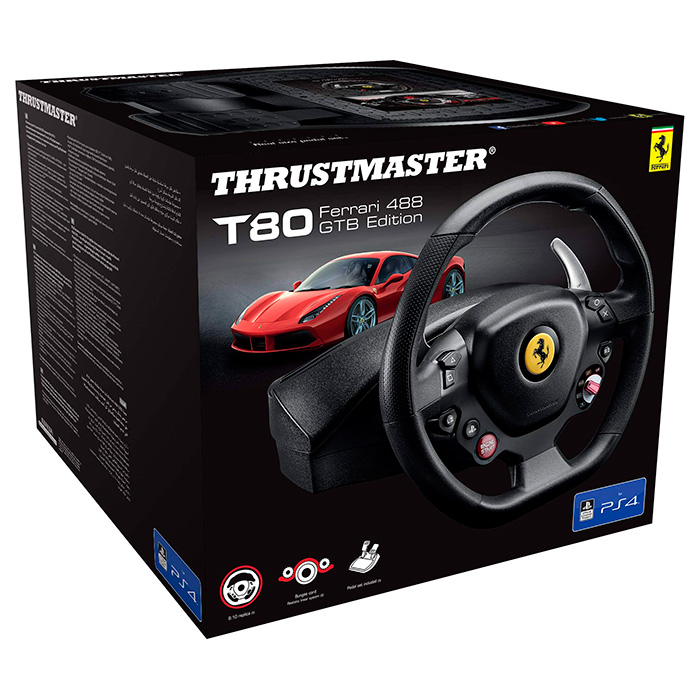 Кермо THRUSTMASTER T80 Ferrari 488 GTB Edition (4160672)