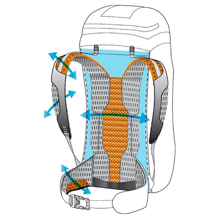 Рюкзак спортивный FERRINO Zephyr 12+3 Red (75810HRR)