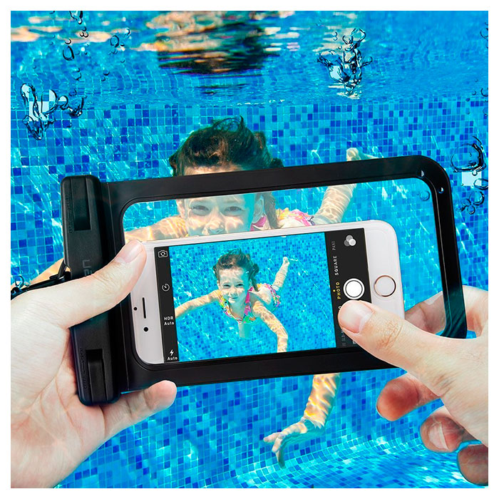 Аквабокс SPIGEN Velo A600 Universal Waterproof Phone Case Black (000EM21018)