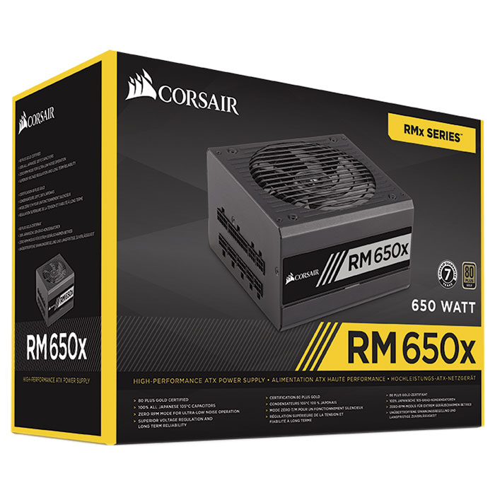 Блок живлення 650W CORSAIR RM650x (CP-9020178-EU)