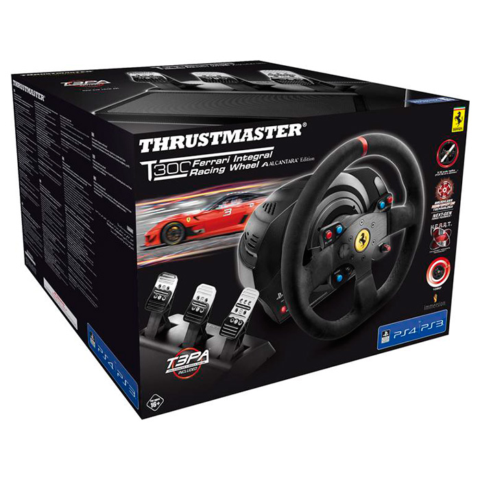 Кермо THRUSTMASTER T300 Ferrari Integral Racing Wheel Alcantara Edition (4160652)