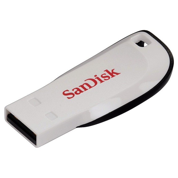 Флешка 16GB SANDISK Cruzer Blade USB 2.0 White (SDCZ50C-016G-B35W)