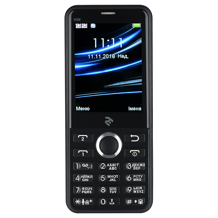 Мобильный телефон 2E E280 2018 Black