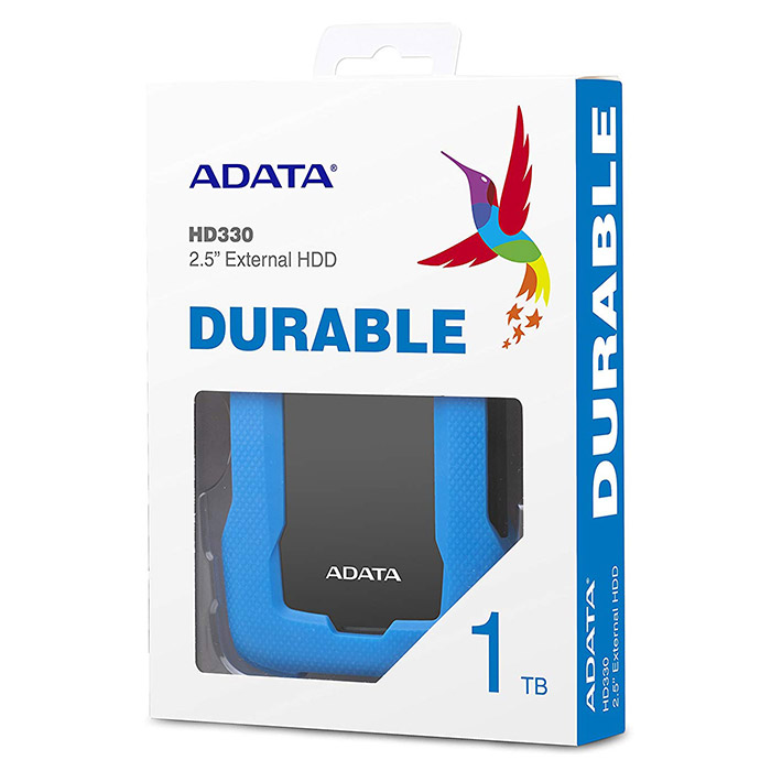 Портативний жорсткий диск ADATA HD330 1TB USB3.2 Blue (AHD330-1TU31-CBL)
