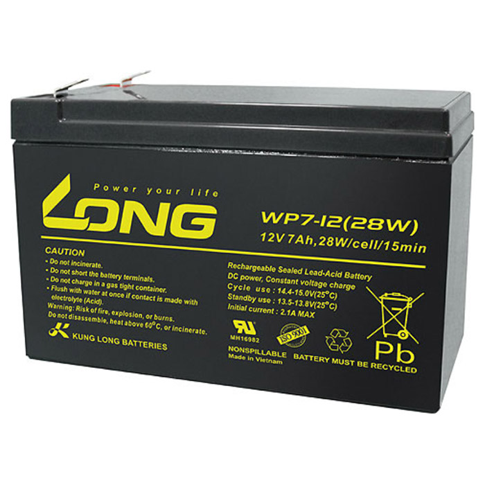 Акумуляторна батарея KUNG LONG WP7-12 28W (12В, 7Агод)