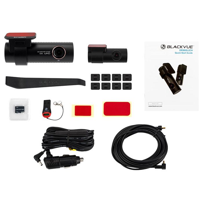 Автомобильный видеорегистратор с камерой заднего вида BLACKVUE DR900S-2CH