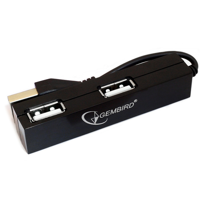 USB хаб GEMBIRD UH-008 Black 4-Port (UH-008-BK)