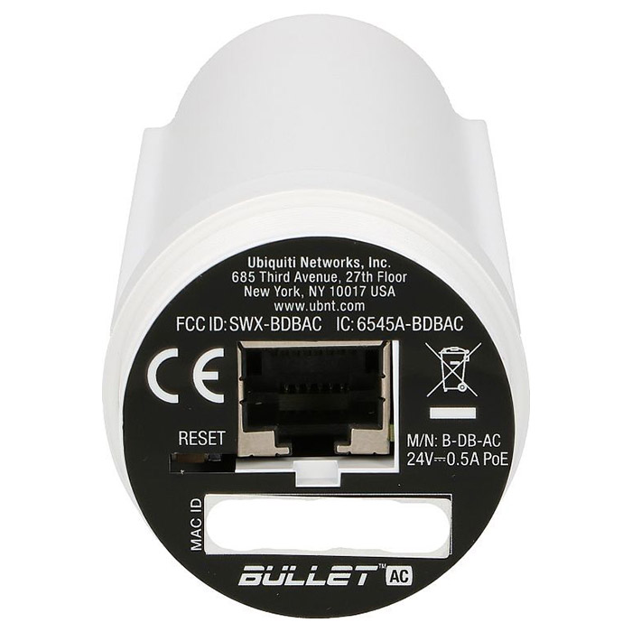 Точка доступу UBIQUITI Bullet Dual Band AC (B-DB-AC)