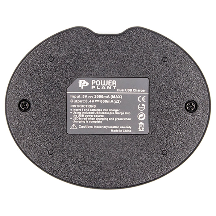 Зарядний пристрій POWERPLANT для Fujifilm NP-W126 Dual (CH980239)
